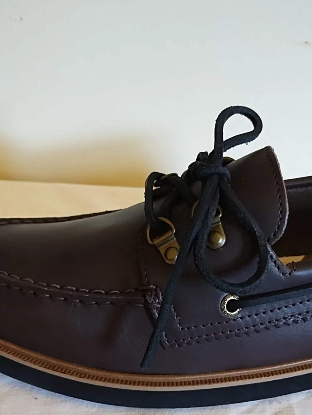 SPERRY SHOES - MEN'S-DARK BROWN, SZ 12 - NEW IN BOX